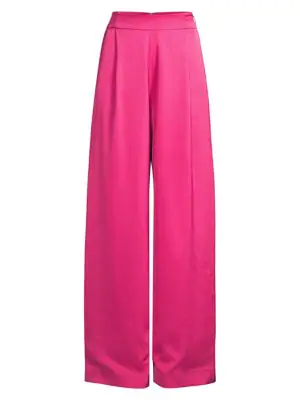 hot pink high waisted pants