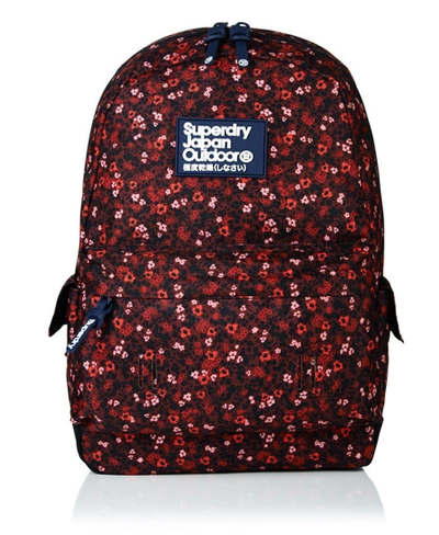 Shop Superdry Women's Scatter Ditsy Montana Rucksack Purple Size: 1size