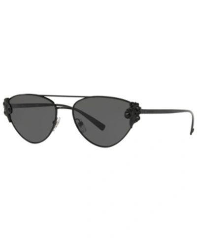 Shop Versace Sunglasses, Ve2195b 56 In Black/grey