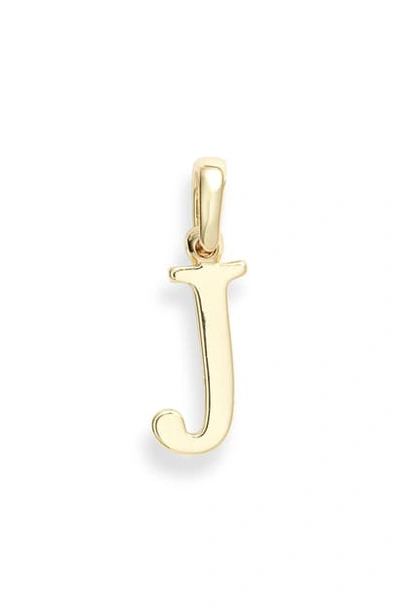 Shop Melinda Maria Icons Alphabet Initial Charm In J- Gold