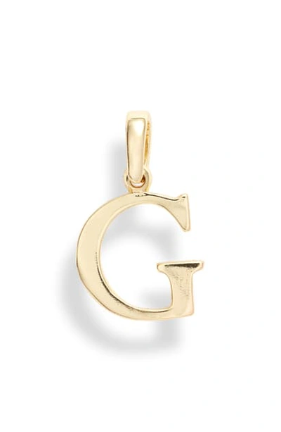 Shop Melinda Maria Icons Alphabet Initial Charm In G- Gold