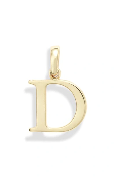 Shop Melinda Maria Icons Alphabet Initial Charm In D- Gold
