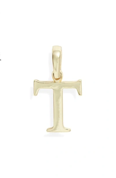 Shop Melinda Maria Icons Alphabet Initial Charm In T- Gold