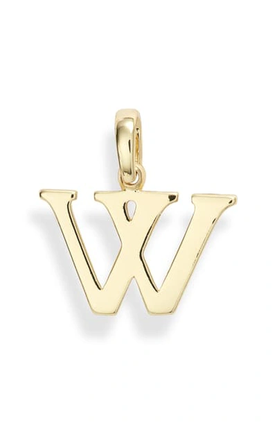 Shop Melinda Maria Icons Alphabet Initial Charm In W- Gold