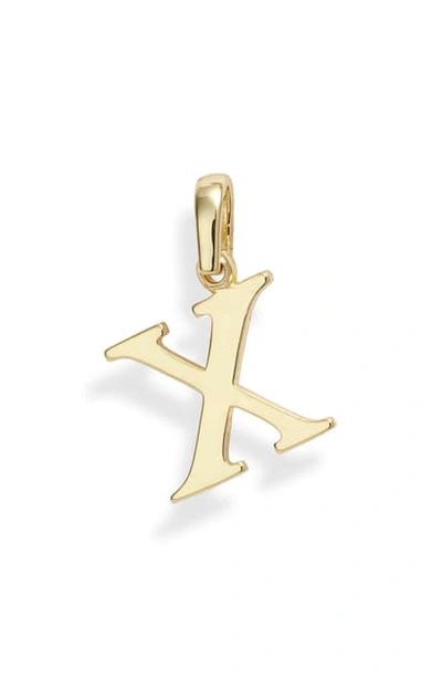 Shop Melinda Maria Icons Alphabet Initial Charm In X- Gold