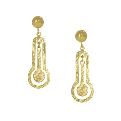 Shop Ottoman Hands When Temperature Rises Gold Drop Earrings