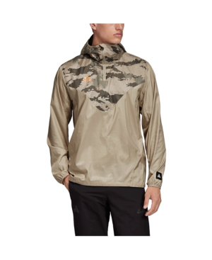 camo half zip pullover