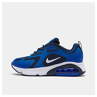 Shop Nike Men's Air Max 200 Casual Shoes In Blue
