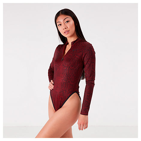 Nike Python Print Long Sleeve Bodysuit 