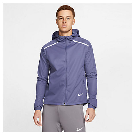 nike shield hooded running jacket