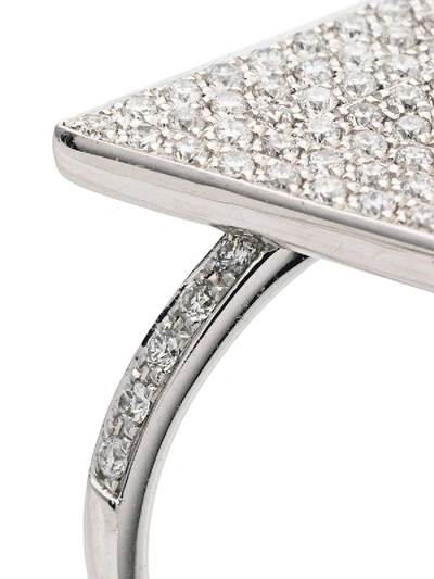 Shop Anita Ko 18kt Triangle Diamond Ring
