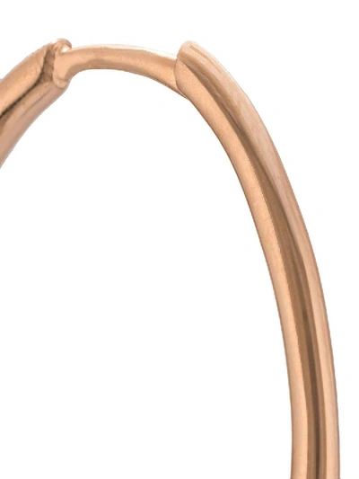 Shop Eva Fehren 18kt Rose Gold Diamond Hoops