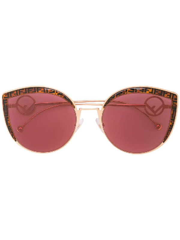 fendi pink cat eye sunglasses