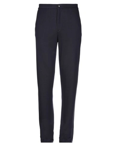 Shop Giorgio Armani Pants In Dark Blue