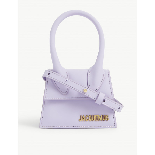 Jacquemus Le Chiquito Leather Mini Bag In Lilac | ModeSens