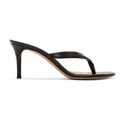 Shop Gianvito Rossi Black 70 Heeled Sandals