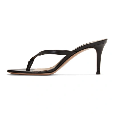 Shop Gianvito Rossi Black 70 Heeled Sandals