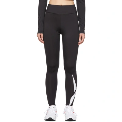 Shop Reebok By Pyer Moss Black Collection 3 Branded Leggings