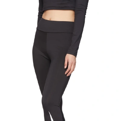 Shop Reebok By Pyer Moss Black Collection 3 Branded Leggings