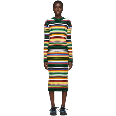 Shop Agr Ssense Exclusive Multicolor Striped Maxi Dress