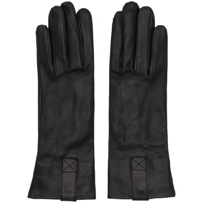 Shop Dheygere Black Loop Gloves