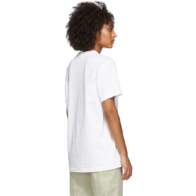 Shop Helmut Lang White Standard T-shirt In Chalk Wht