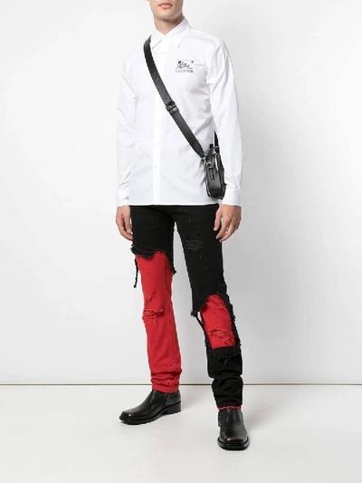 Shop Raf Simons Heroes Shirt In White