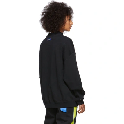 Shop Ader Error Black Puma Edition Crewneck Sweatshirt In 01 Black