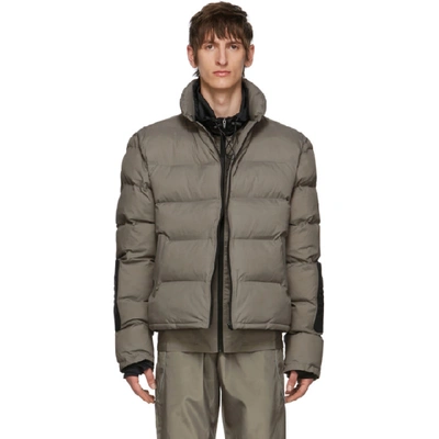 Shop All In Grey Puffy Winter Jacket