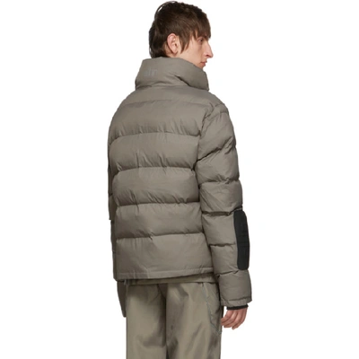 Shop All In Grey Puffy Winter Jacket