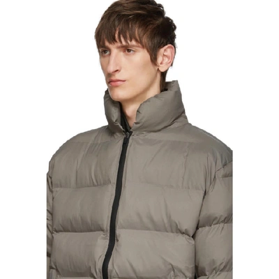 Shop All In Grey Puffy Winter Jacket