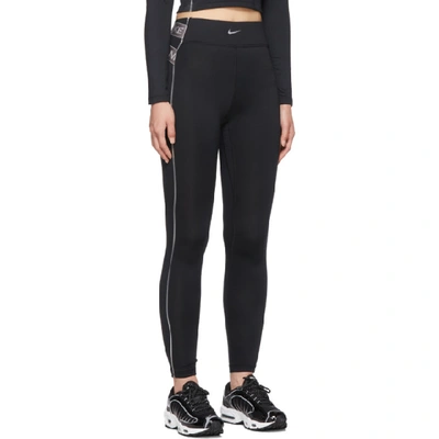 Shop Nike Black Hyperwarm Leggings In 010 Black