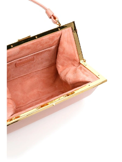 Shop Mansur Gavriel Elegant Bag In Coral (pink)