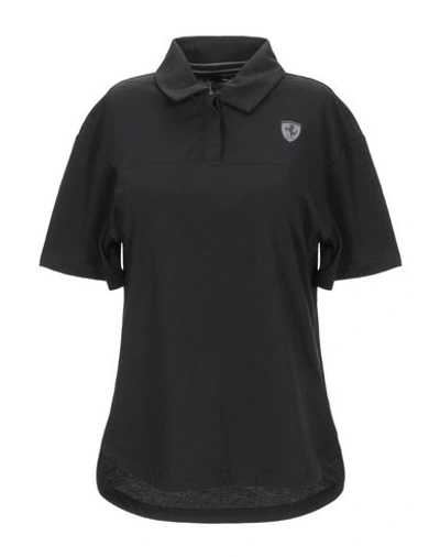 Shop Puma Polo Shirts In Black