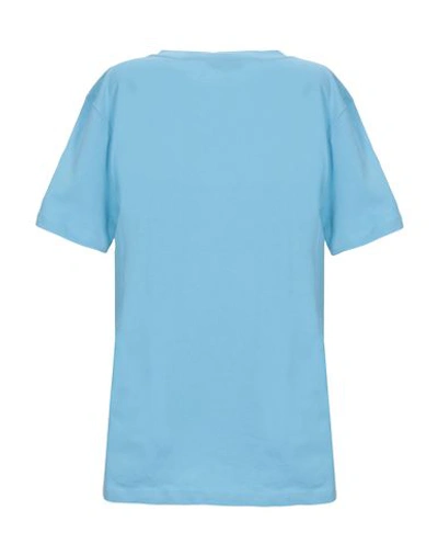 Shop Tommy Hilfiger T-shirt In Sky Blue