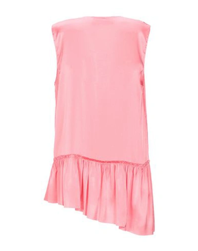 Shop Jucca Woman Top Pink Size 4 Silk, Elastane