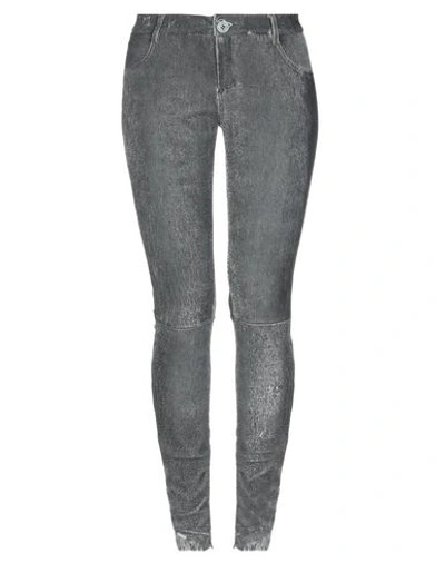 Shop 10sei0otto Casual Pants In Steel Grey