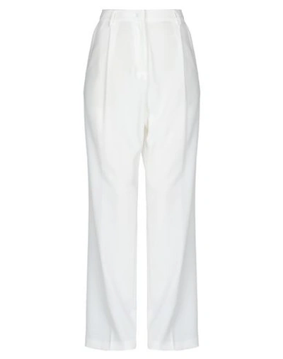 Shop Manuel Ritz Casual Pants In White
