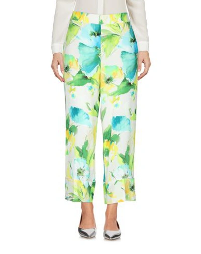 Twinset Cropped Pants In Grey