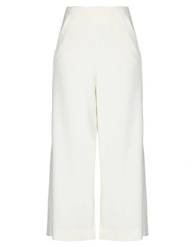 Shop Marella Casual Pants In Ivory