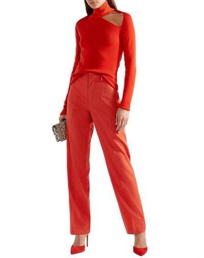 Shop Dion Lee Woman Pants Red Size 8 Virgin Wool