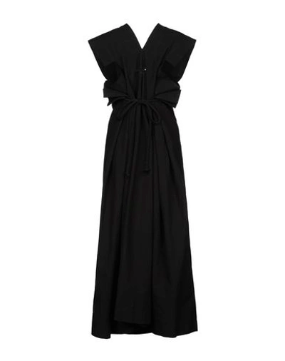 Shop Issey Miyake Midi Dress In Black