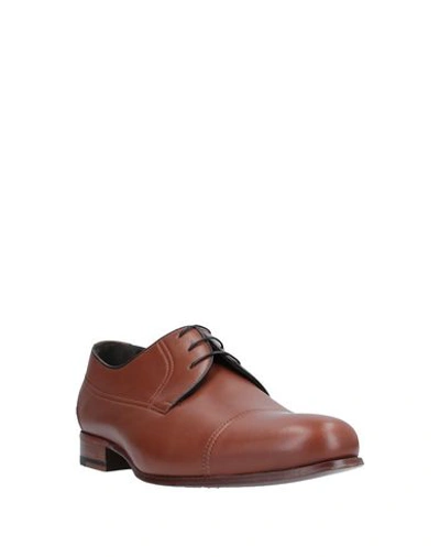 Shop A.testoni Lace-up Shoes In Brown