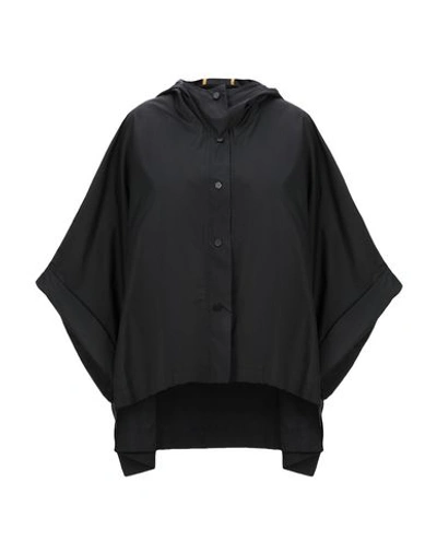 Shop Isabel Benenato Overcoats In Black