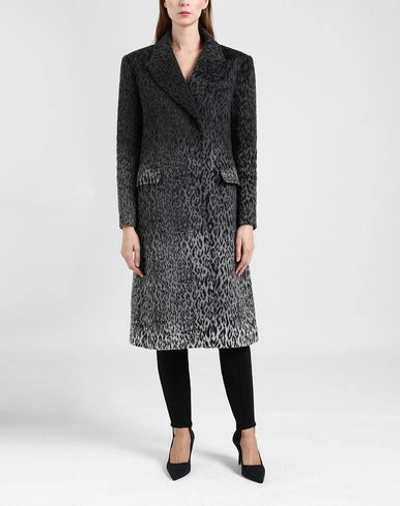 Shop Karl Lagerfeld Coats In Grey