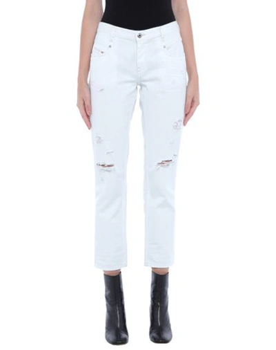 Shop Diesel Woman Jeans White Size 26 Cotton