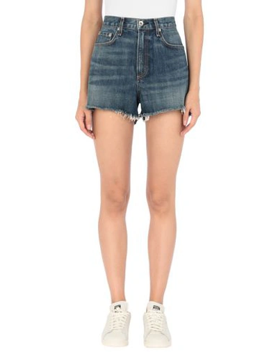 Rag & Bone Denim Shorts In Blue