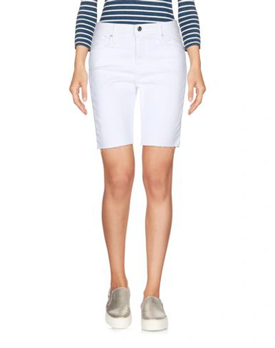 Shop Rta Denim Shorts In White