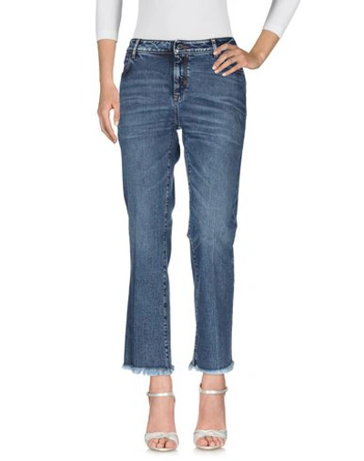 Shop Sportmax Code Jeans In Blue