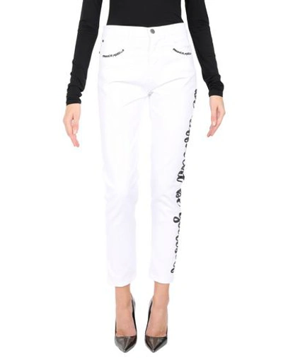Shop Frankie Morello Jeans In White